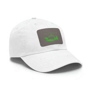 GreenLoon Dad Hat with Leather Patch - GreenLoon Apparel & Merchandise 