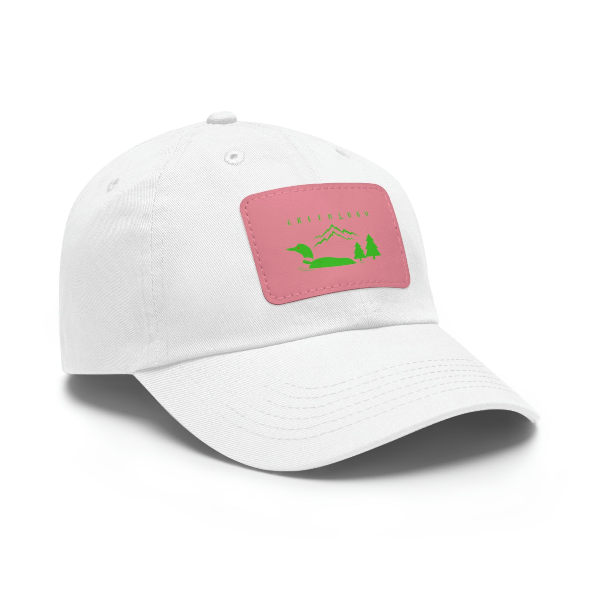 GreenLoon Dad Hat with Leather Patch - GreenLoon Apparel & Merchandise 