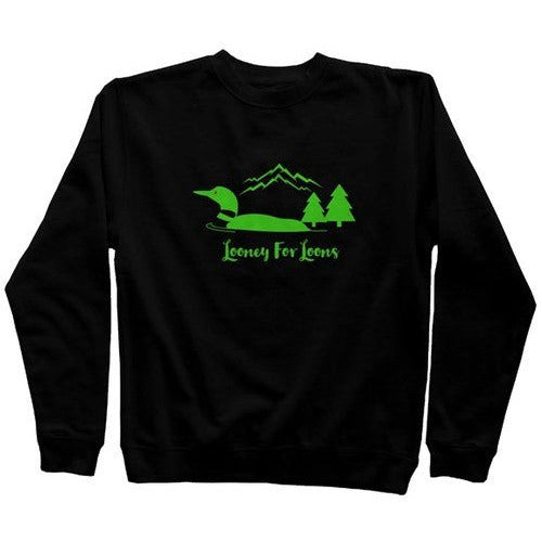 GreenLoon Mid Weight Loony For Loons Crewneck - GreenLoon Apparel & Merchandise 