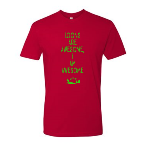 Loons Are Awesome I Am Awesome - GreenLoon Apparel & Merchandise 