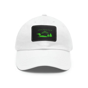 GreenLoon Dad Hat with Leather Patch - GreenLoon Apparel & Merchandise 