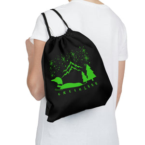 GreenLoon With Wings Outdoor Drawstring Bag - GreenLoon Apparel & Merchandise 