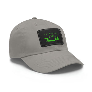 GreenLoon Dad Hat with Leather Patch - GreenLoon Apparel & Merchandise 