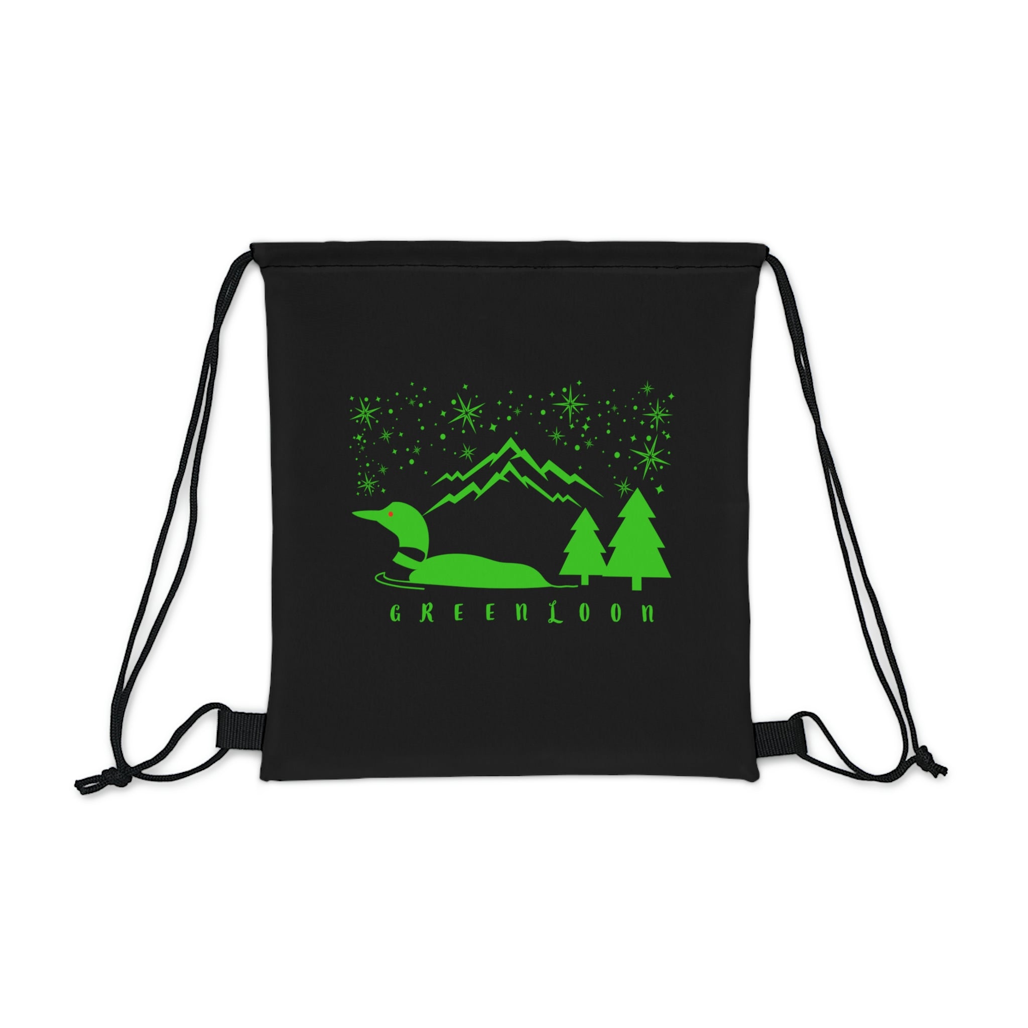 GreenLoon With Wings Outdoor Drawstring Bag - GreenLoon Apparel & Merchandise 