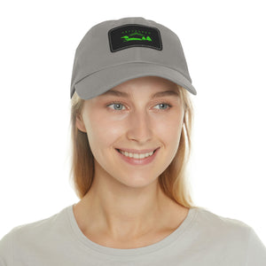 GreenLoon Dad Hat with Leather Patch - GreenLoon Apparel & Merchandise 