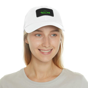 GreenLoon Dad Hat with Leather Patch - GreenLoon Apparel & Merchandise 