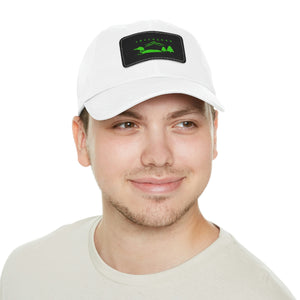 GreenLoon Dad Hat with Leather Patch - GreenLoon Apparel & Merchandise 