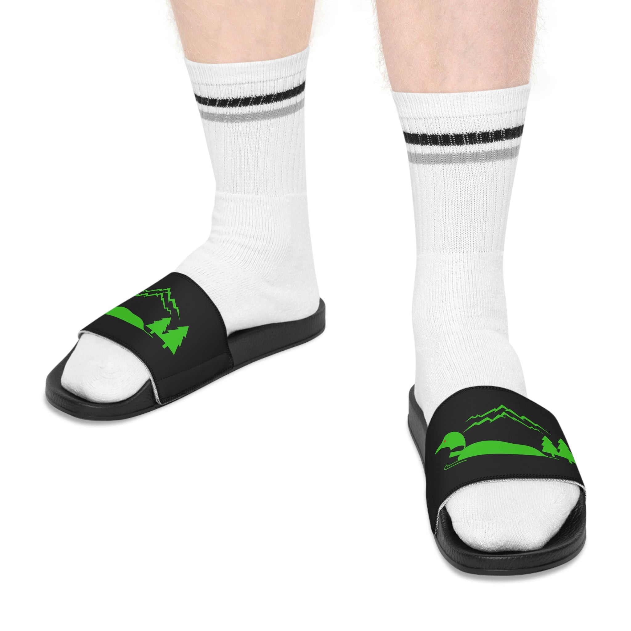 GreenLoon Men's Slide Sandals - GreenLoon Apparel & Merchandise 